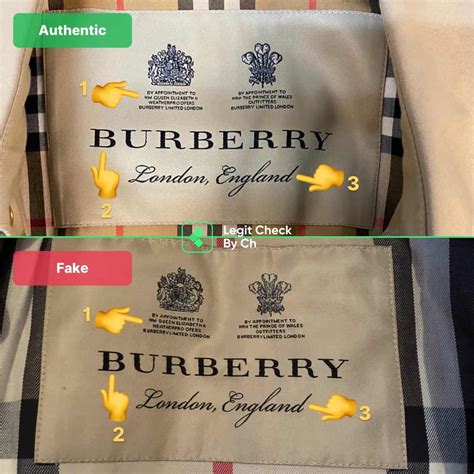 burberry label real vs fake|burberry trench authenticity check.